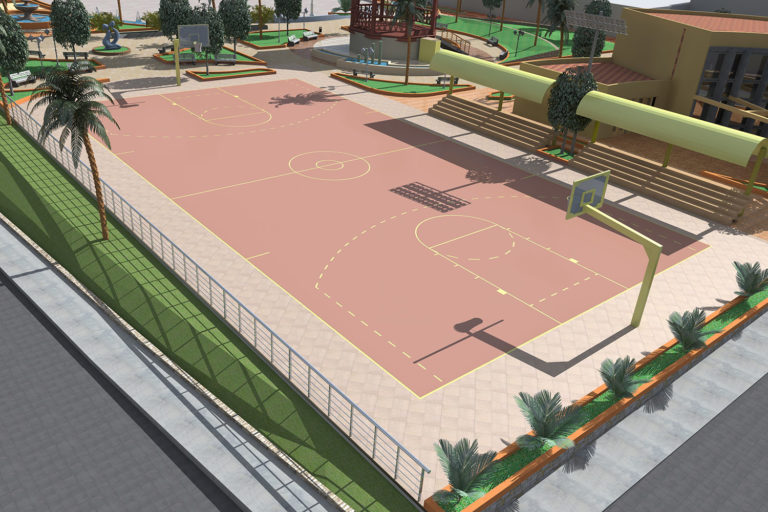 REMODELACION PARQUE MUNICIPAL ZACATEPEC OAXACA 01